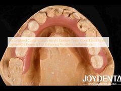 การปรับปรุงตามความต้องการของบุคคล อัคริลิค ปริมาณฟัน ปลายยืดหยุ่นดีและคุณสมบัติเบาสําหรับการผลิตฟันเทียมที่ดีขึ้น