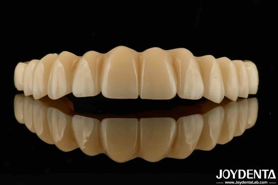 ฐานไทเทเนียม Zirconia Hybrid Bridge ความต้านทานต่อการกัดกรองสูง ความต้องการในการปรับแต่ง